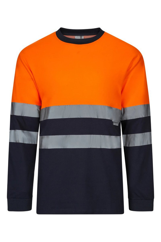 Velilla 305603 - Two-tone long-sleeve technical T-shirt