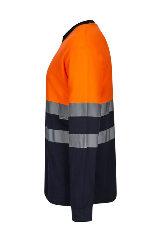 Velilla 305603 - Two-tone long-sleeve technical T-shirt