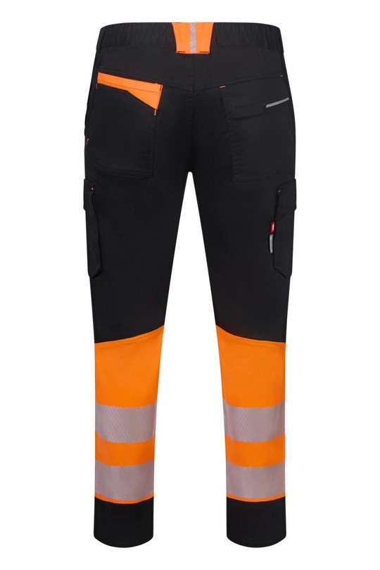Velilla 303032S - Two-tone recycled stretch trousers with segmented tape