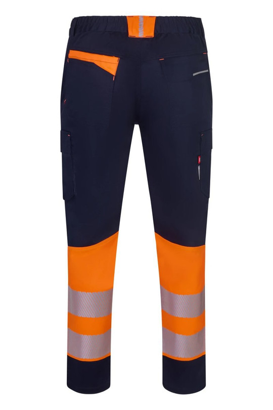Velilla 303032S - Two-tone recycled stretch trousers with segmented tape