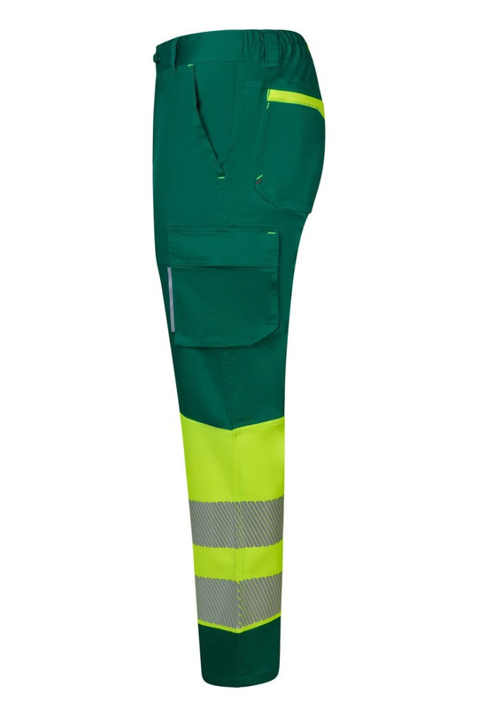 Velilla 303032S - Two-tone recycled stretch trousers with segmented tape