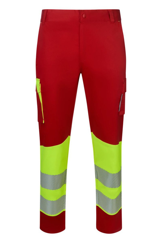 Velilla 303032S - Recycelte zweifarbige Stretchhose mit segmentiertem Streifen