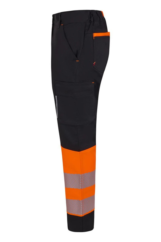 Velilla 303032SW - Women’s two-tone recycled stretch trousers with segmented tape