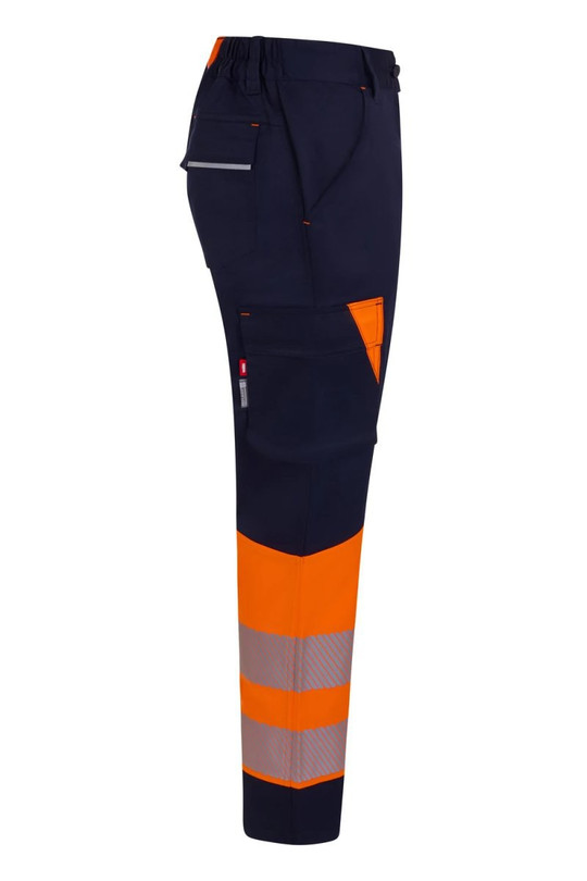 Velilla 303032SW - Women’s two-tone recycled stretch trousers with segmented tape