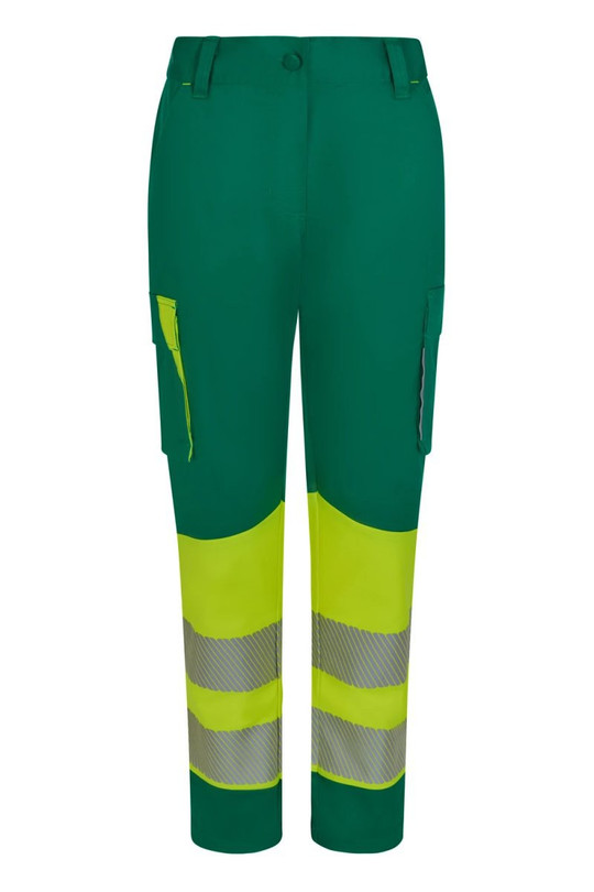 Velilla 303032SW - Women’s two-tone recycled stretch trousers with segmented tape