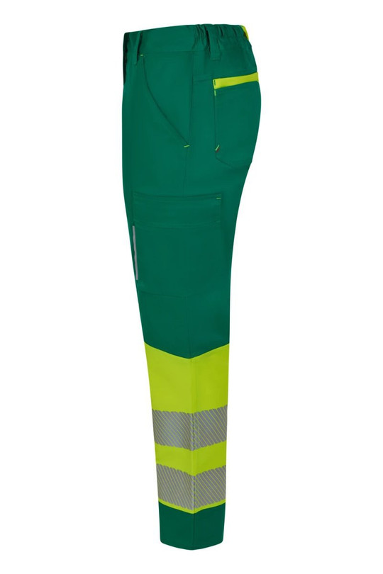 Velilla 303032SW - Women’s two-tone recycled stretch trousers with segmented tape