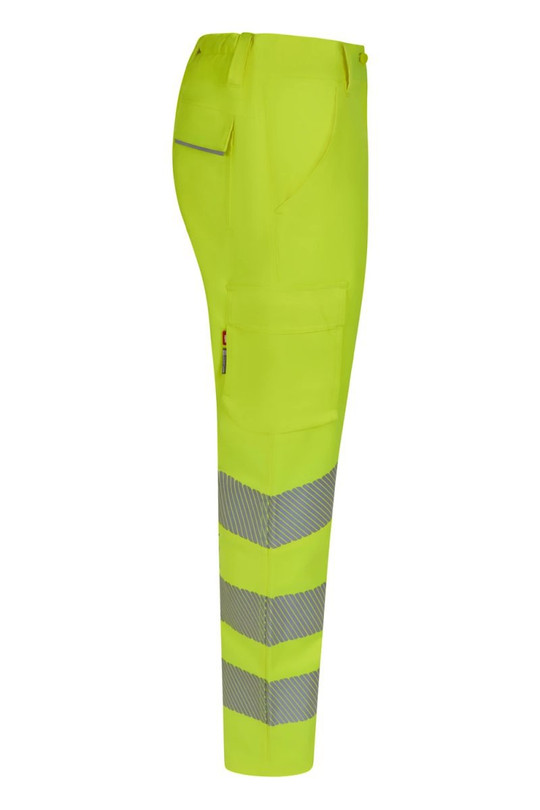 Velilla 303031SW - Hose aus recyceltem Stretchgewebe mit segmentiertem Streifen für Damen