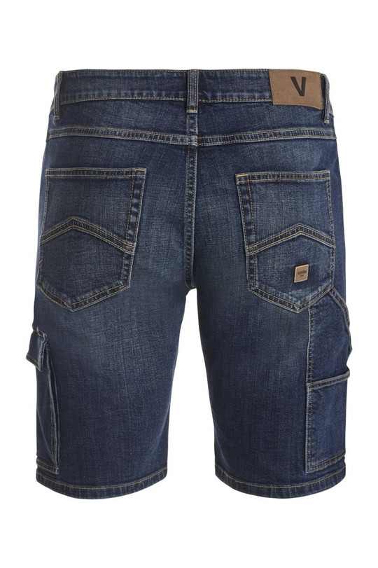 Velilla 103049S - Stretch multi-pocket denim Bermuda shorts