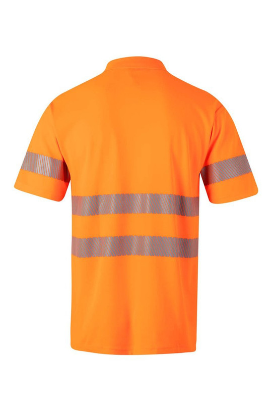 Velilla 305542 - Short-sleeve cotton polo shirt with segmented tape