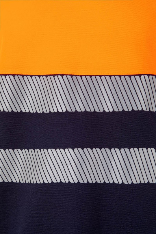 Velilla 305643 - Short-sleeve two-tone cotton T-shirt with segmented tape