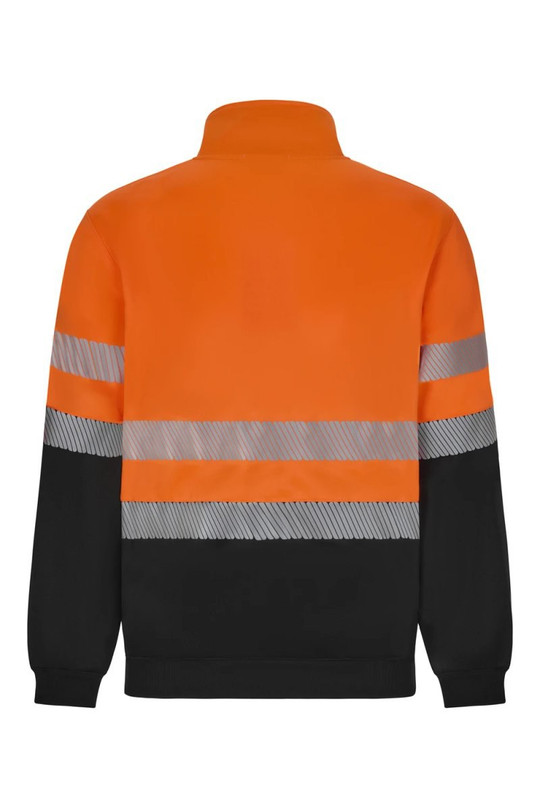 Velilla 305733 - Two-tone recycled full-zip sweatshirt with segmented tape