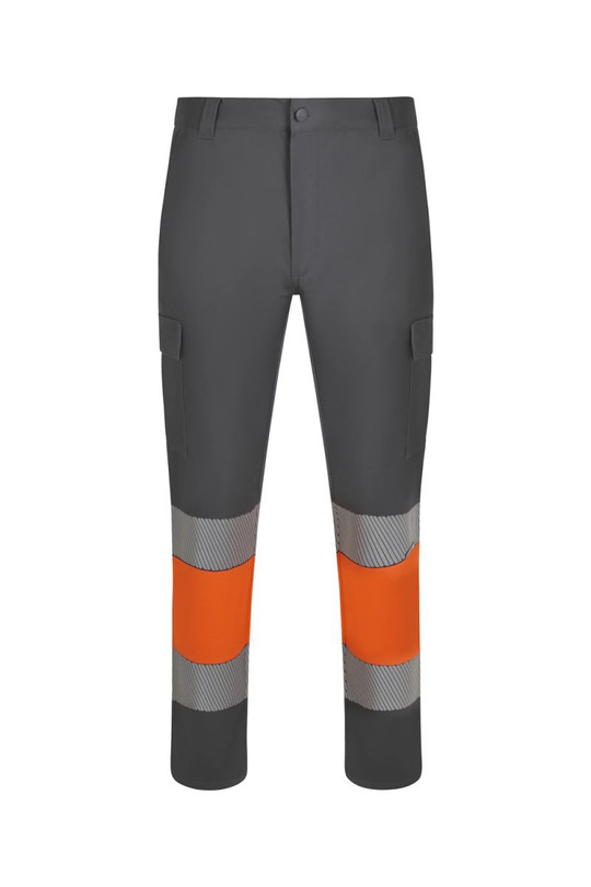 Velilla 303033 - Two-tone recycled trousers with segmented tape