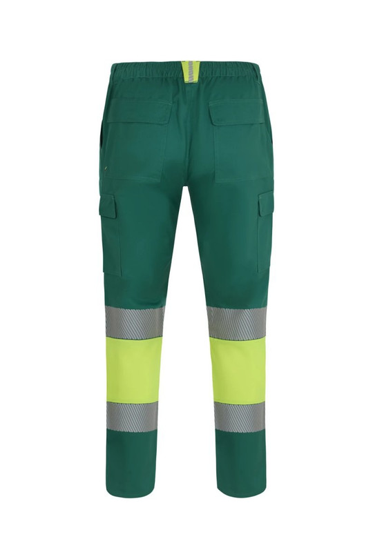 Velilla 303033 - Recycelte zweifarbige Hose mit segmentiertem Streifen