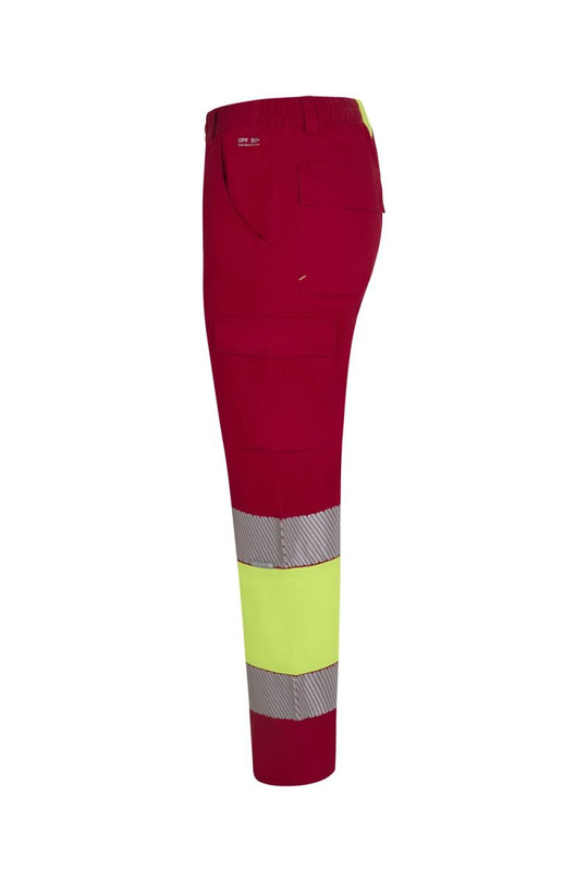 Velilla 303033 - Recycelte zweifarbige Hose mit segmentiertem Streifen