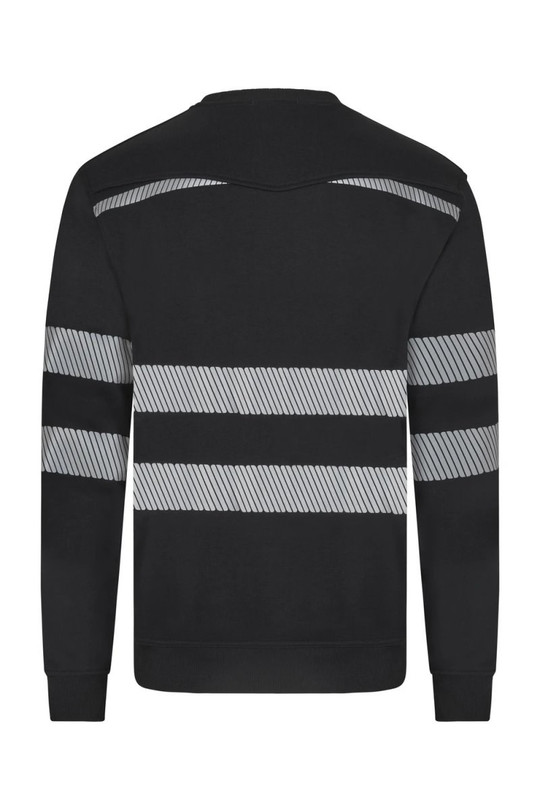 Velilla 355701 - Round neck sweatshirt with segmented  tape