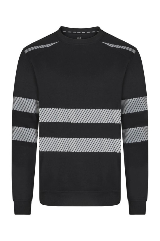 Velilla 355701 - Round neck sweatshirt with segmented  tape