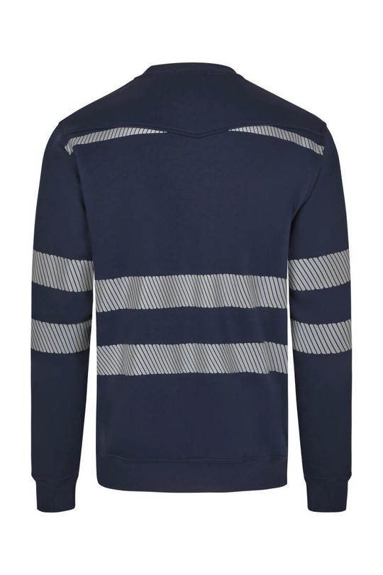 Velilla 355701 - Round neck sweatshirt with segmented  tape