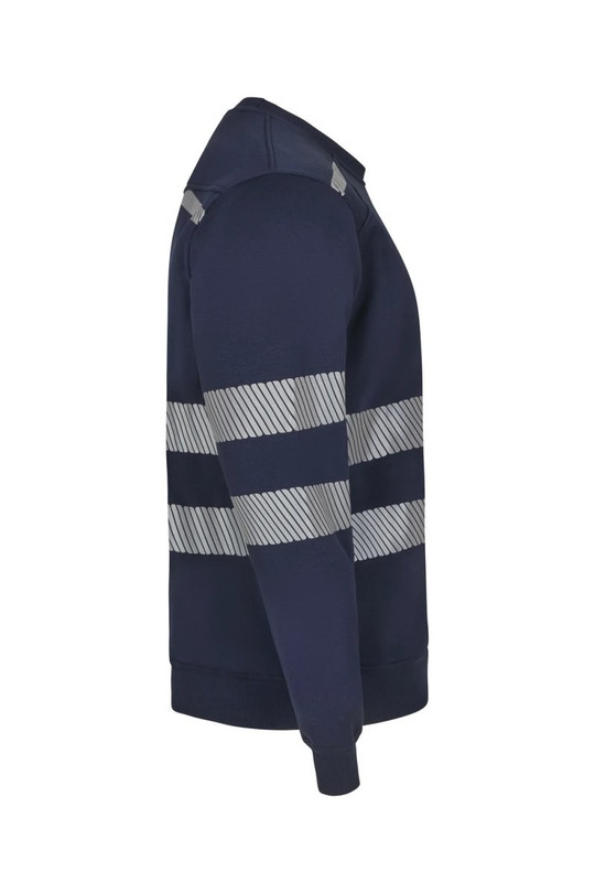 Velilla 355701 - Round neck sweatshirt with segmented  tape