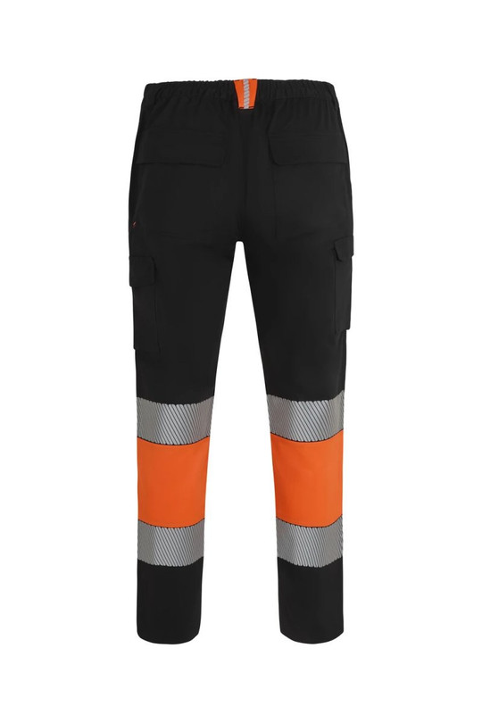 Velilla F303033 - Two-tone recycled trousers with lining and segmented tape