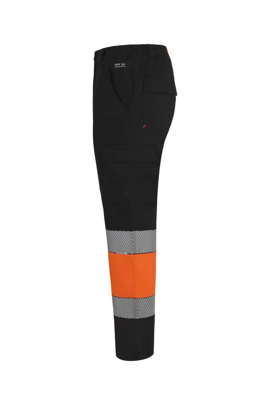 Velilla F303033 - Two-tone recycled trousers with lining and segmented tape