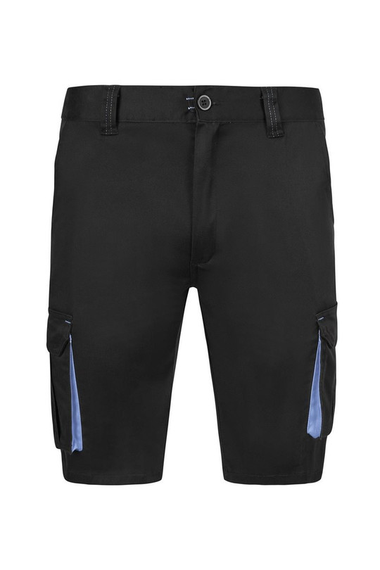Velilla 103034S - Two-Tone Multi-Pocket Stretch Bermuda Shorts