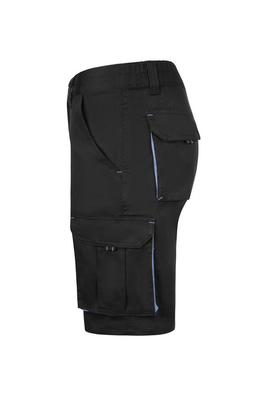 Velilla 103034S - Two-Tone Multi-Pocket Stretch Bermuda Shorts
