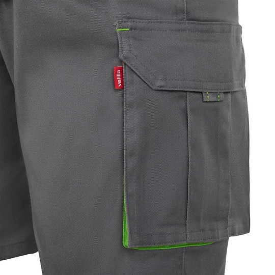 Velilla 103034S - Two-Tone Multi-Pocket Stretch Bermuda Shorts