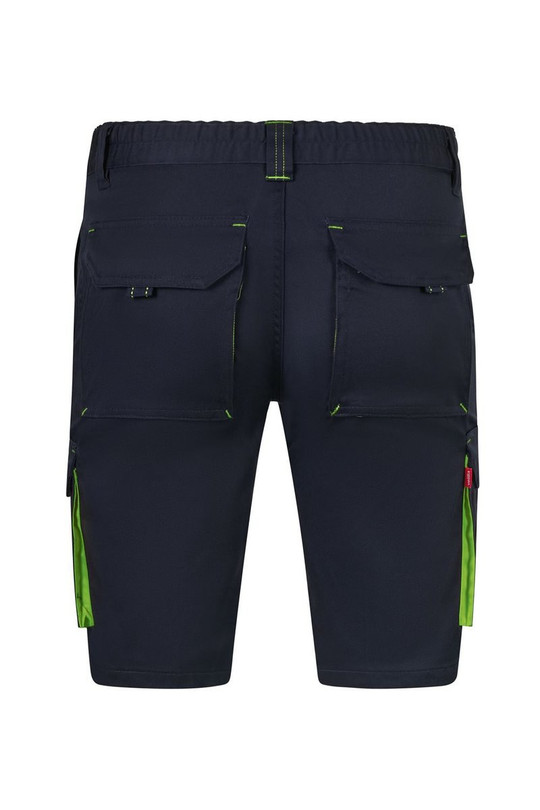 Velilla 103034S - Two-Tone Multi-Pocket Stretch Bermuda Shorts
