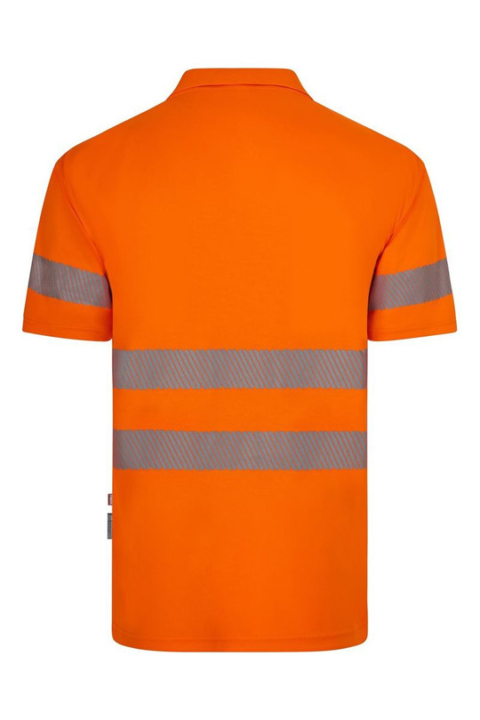 Velilla 305532 - Short sleeve recycled polyester polo shirt with segmented tape