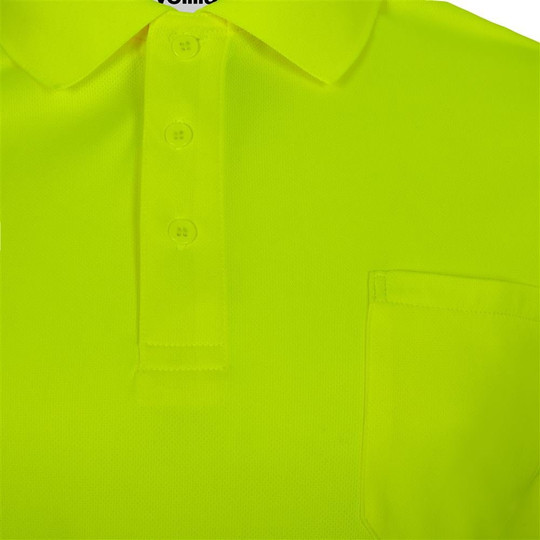 Velilla 305534 - Long sleeve recycled polyester polo shirt with segmented tape