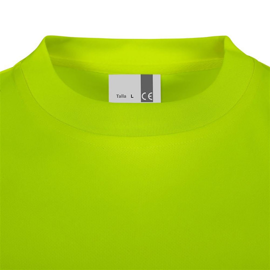 Velilla 305632 - Short sleeve recycled polyester T-shirt with segmented tape