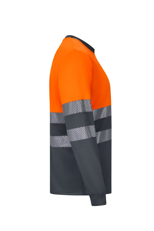 Velilla 305635 - Long sleeve two-tone recycled polyester T-shirt with segmented tape