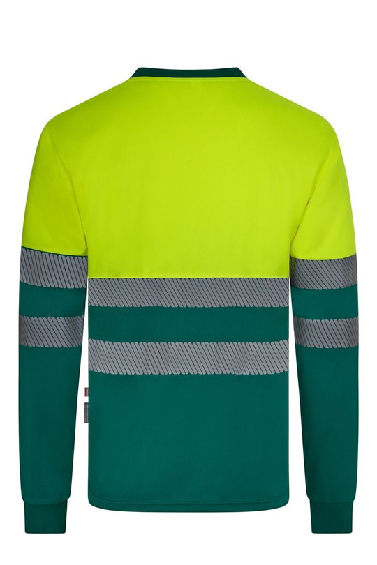 Velilla 305635 - Long sleeve two-tone recycled polyester T-shirt with segmented tape