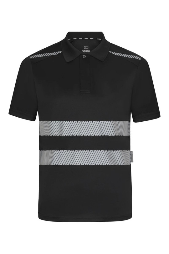 Velilla 355501 - Short-sleeve polo shirt with segmented tape