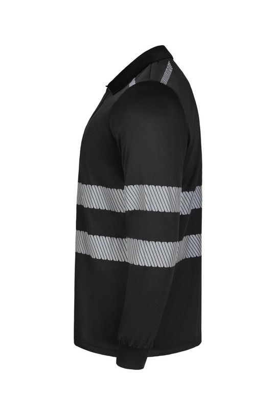 Velilla 355502 - Long-sleeve polo shirt with segmented tape