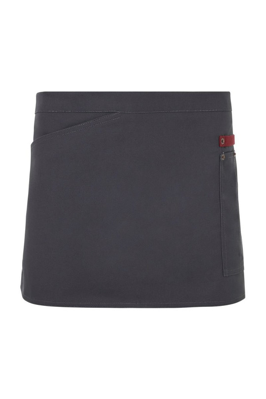 Velilla 404221B - Two-Tone Canvas short Apron