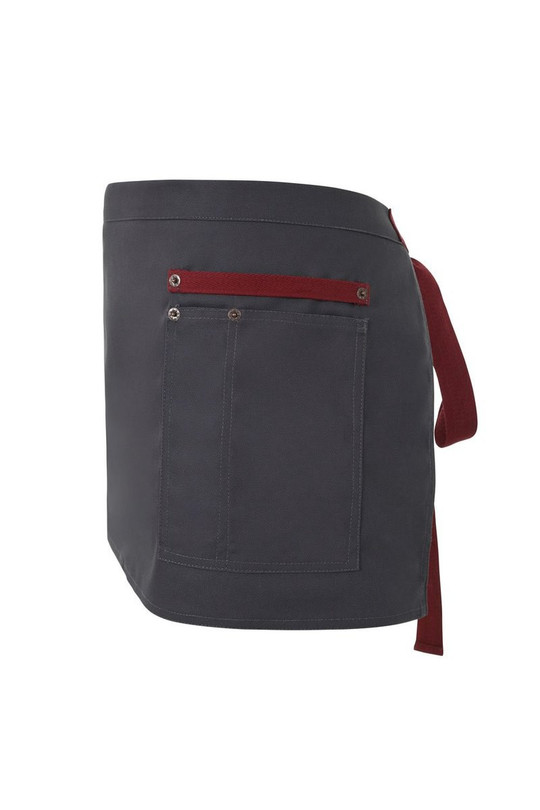 Velilla 404221B - Two-Tone Canvas short Apron