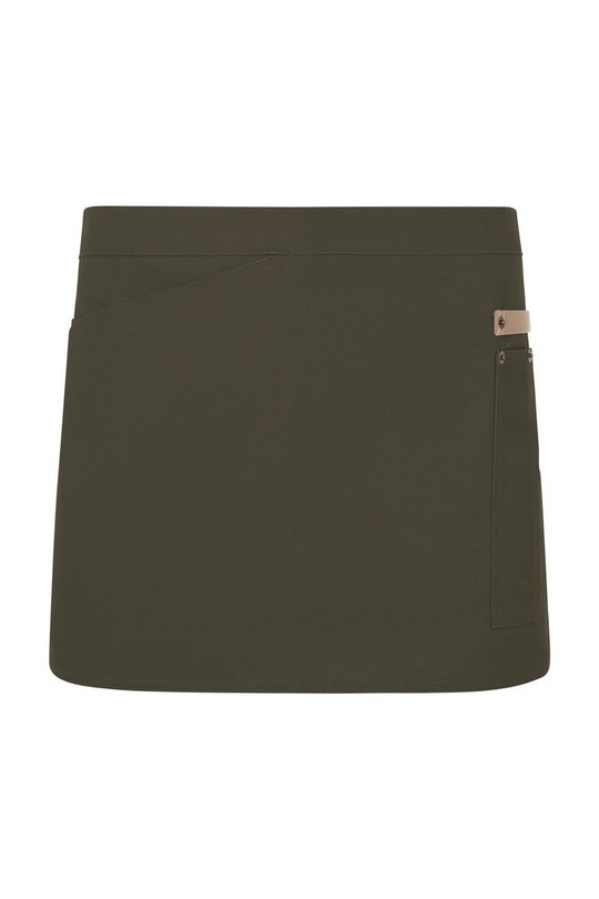 Velilla 404221B - Kurze Schürze aus zweifarbigem Canvas