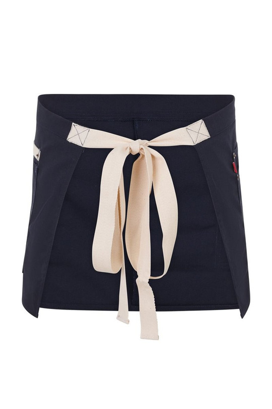 Velilla 404221B - Two-Tone Canvas short Apron