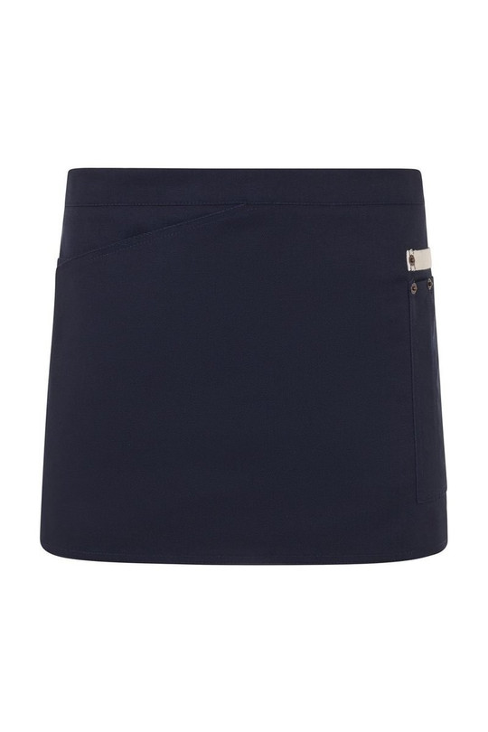 Velilla 404221B - Two-Tone Canvas short Apron