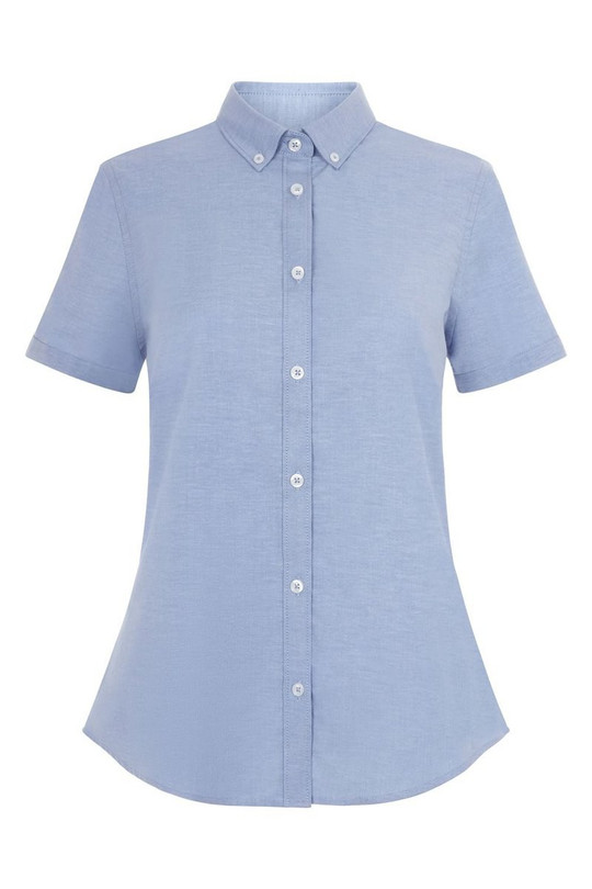 Velilla 405025S - Women's Short Sleeve Stretch Oxford Shirt