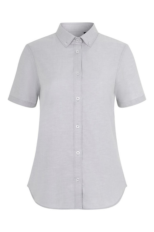 Velilla 405025S - Stretch-Oxford-Hemd mit kurzen Ärmeln für Damen