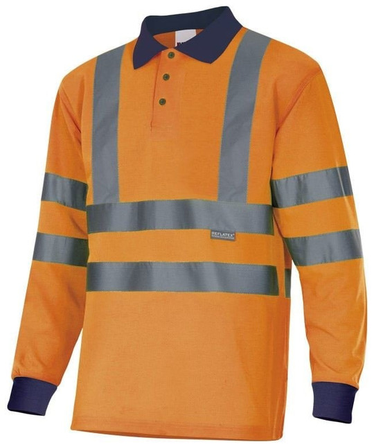 Velilla 305503 - HV LS TWO-TONE POLO