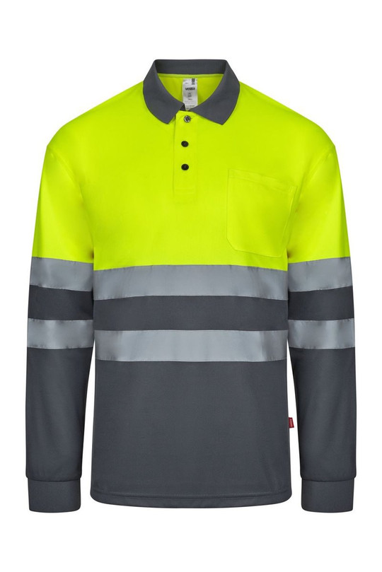Velilla 305507 - HV LS TWO-TONE POLO