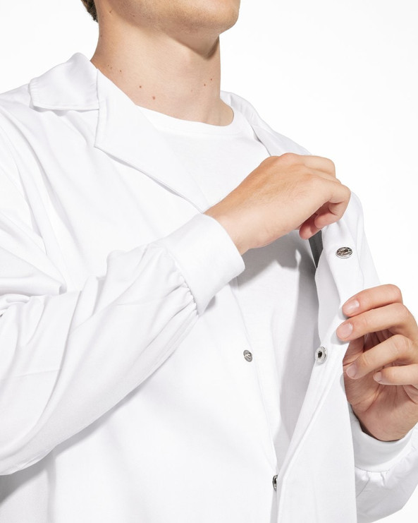 Roly BA9092 - MEDERI Fartuch laboratoryjny z klapą uniseks