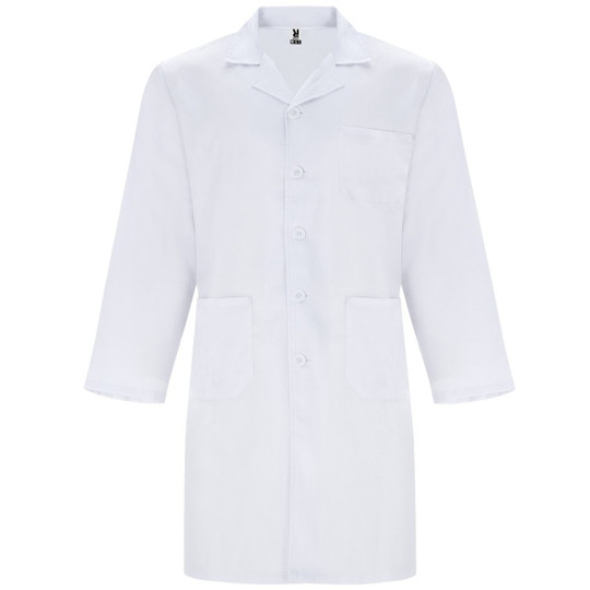 Roly BA9094 - VACCINE Unisex labjas met revers