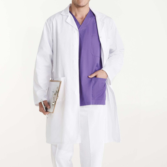 Roly BA9094 - VACCINE Unisex labjas met revers