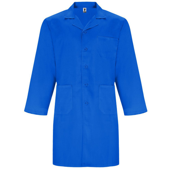 Roly BA9094 - VACCINE Unisex-Laborkittel mit Revers