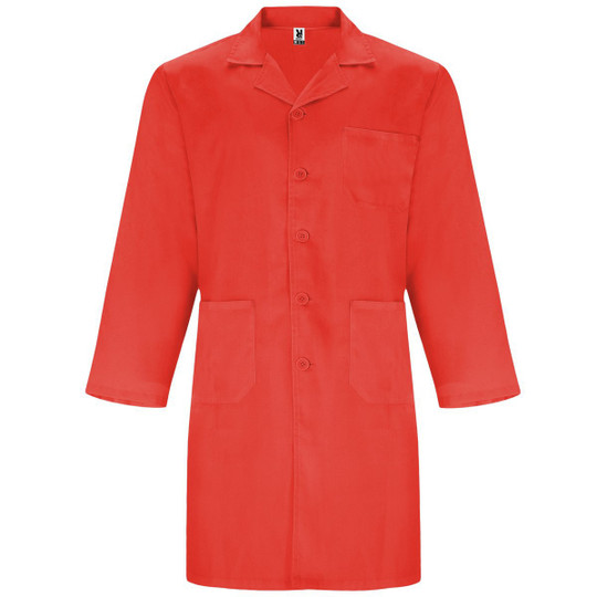 Roly BA9094 - VACCINE Unisex-Laborkittel mit Revers