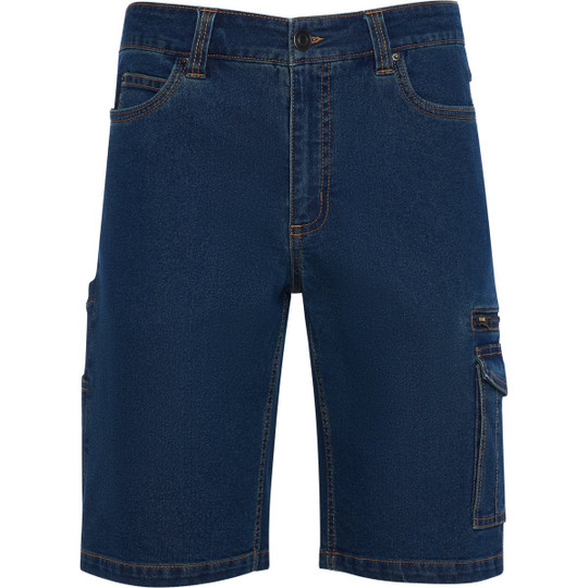 Roly BE6703 - NIVUS Korte denim broek met meerdere zakken